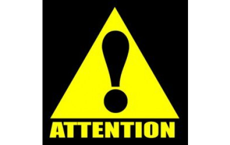 CHANGEMENT D'HORAIRES POUR LE JEUDI 26 AVRIL